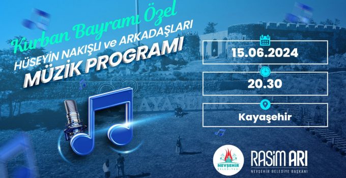 Nevşehir Kalesinde Bayram Konseri