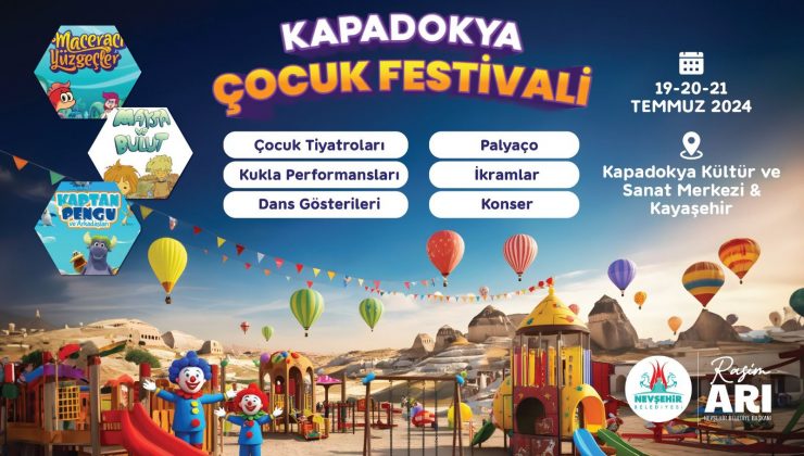 Kapadokya Çocuk Festivali Başlıyor