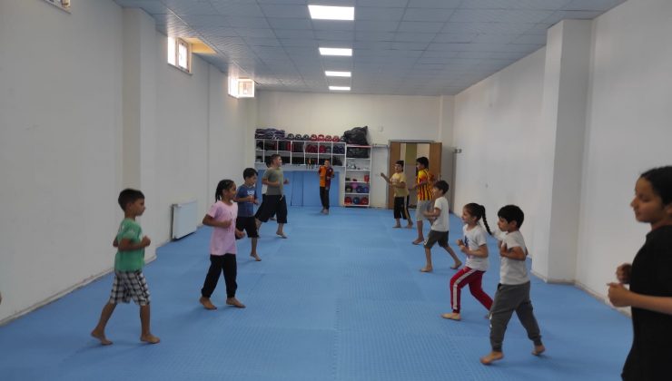 Gençler ve Öğrenciler Taekwondo Kursunda buluştu