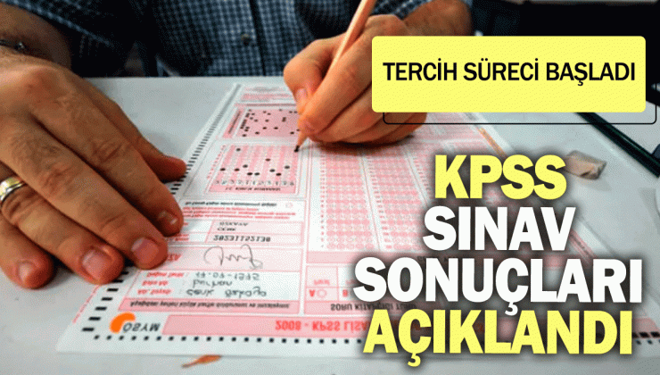 KPSS ön lisans sonuçları açıklandı