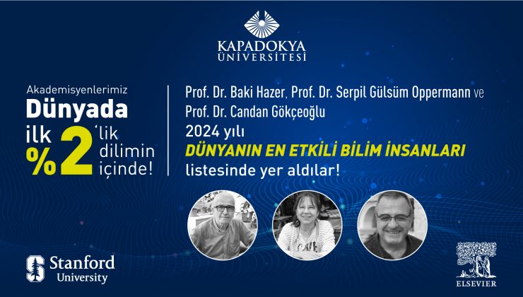 “Dünyanın En Etkili Bilim İnsanları” listesindeler