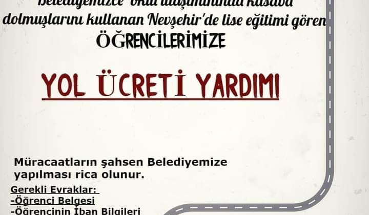 Ulaşım ücretlerinin yarısını Belediye karşılayacak