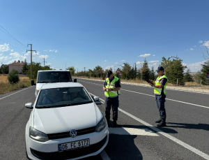 Jandarma birimlerince trafiği denetleme ve düzenleme faaliyetleri