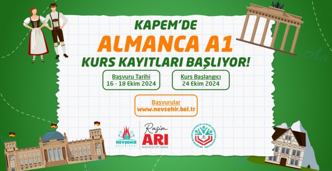 Kapem’de Almanca A1 Seviye Kursu Açılacak