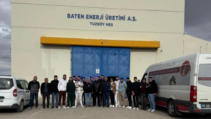 NEVÜ Hacıbektaş Teknik Bilimler MYO’dan Hidroelektrik Santraline Teknik Gezi