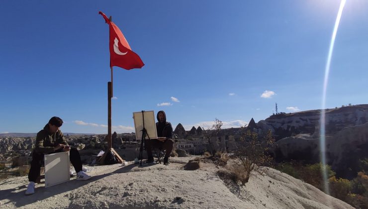 Uluslararası Sanatçıların Katıldığı Kapadokya Plein Air KÜN’de Başladı