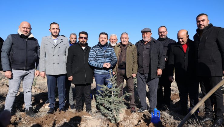 Nevşehir’de Yeni Doğan ve Ölen Kişiler İçin Fidan Dikildi