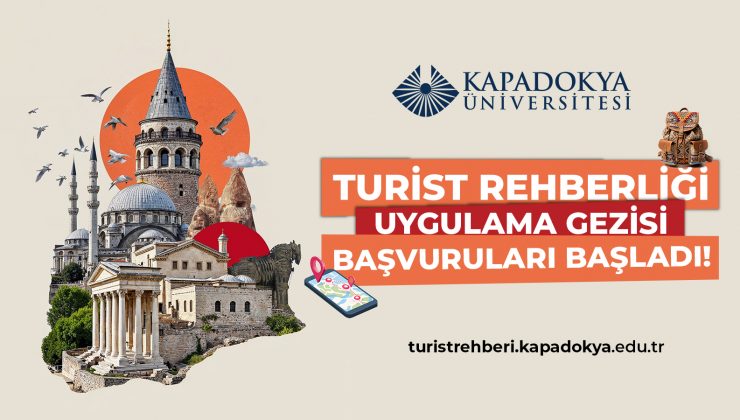 Turist Rehberliği Uygulama Gezileri 1. Etap Başvuruları Başladı!