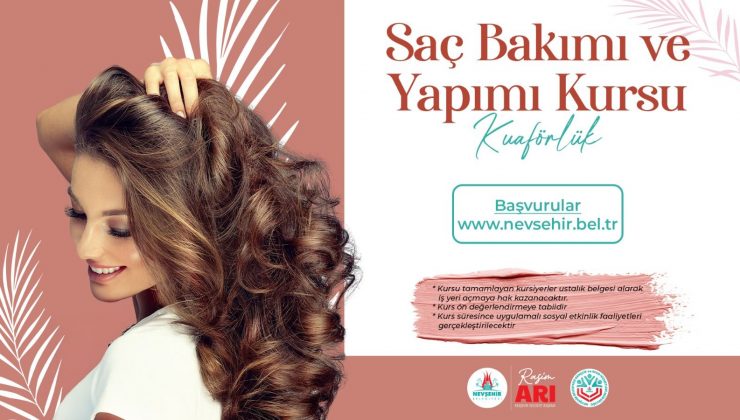 Saç Bakımı ve Yapımı Kursu (Kuaförlük) Açılacak