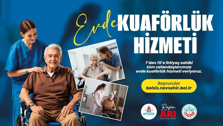 Nevşehir Belediyesi’nden “Evde Kuaförlük Hizmeti”