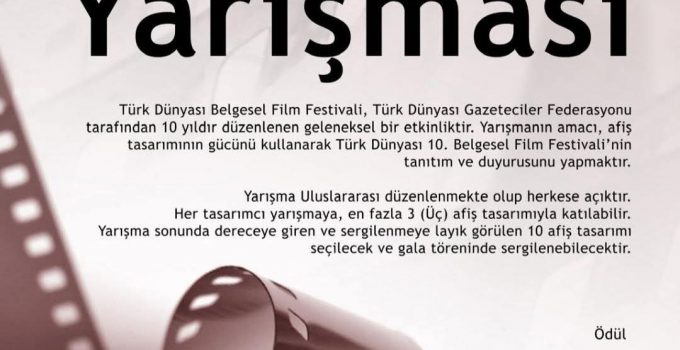 Türk Dünyası Belgesel Film Festivali Afiş Yarışması