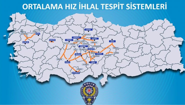 ‘Ortalama Hız Tespit Sistemleri Kurulum Çalışmaları’ Tamamlandı