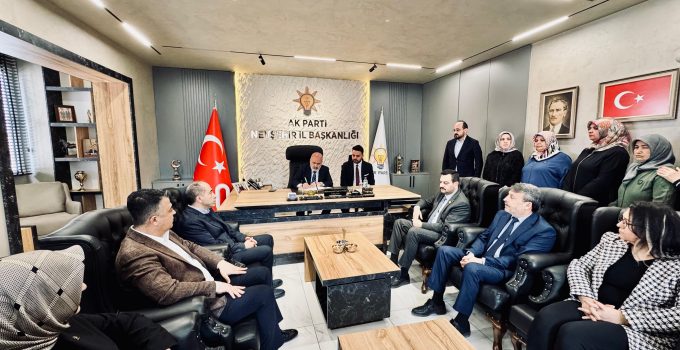 Bakan Yardımcısı Sağlam, AK Parti Nevşehir İl Başkanlığını Ziyaret Etti