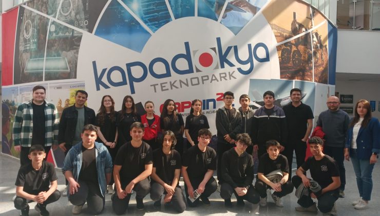 Genç Ar-Ge Projesi Kapsamında Öğrenciler, Kapadokya Teknopark’ı Ziyaret Etti