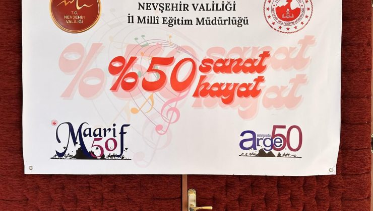 %50 Sanat, %50 Hayat Projesi Başladı