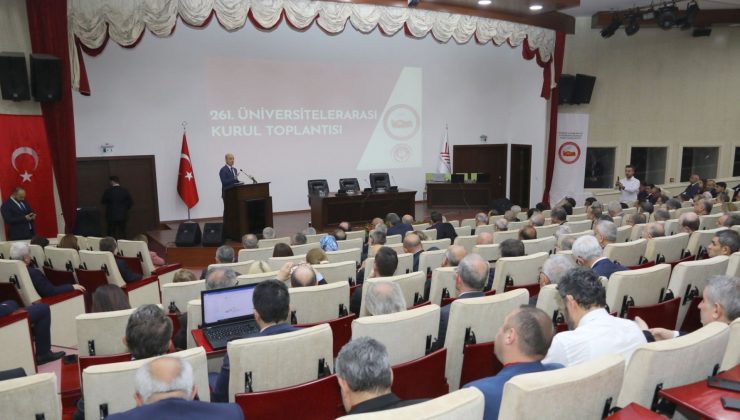 NEVÜ Rektör Yardımcısı Prof. Dr. Akın 261. ÜAK Toplantısına Katıldı