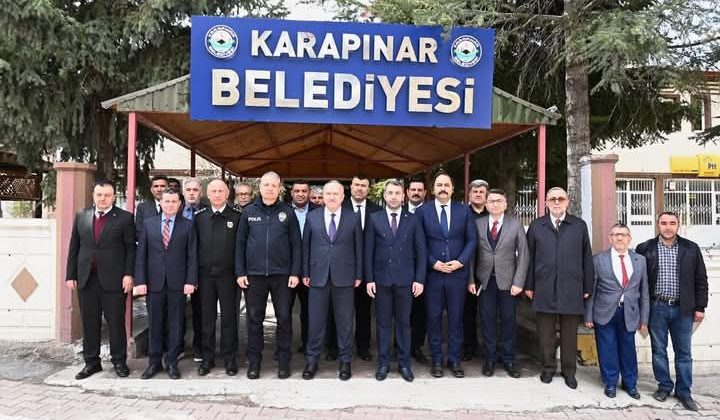 Vali Fidan’dan Karapınar Belediyesine Ziyaret