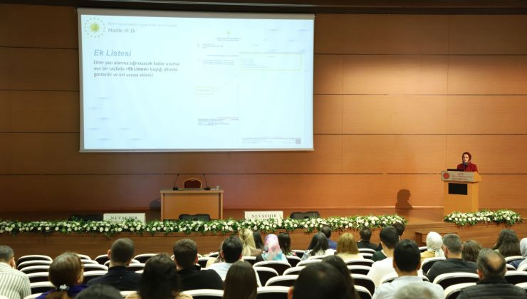 NEVÜ’de Eğitim Programı Düzenlendi