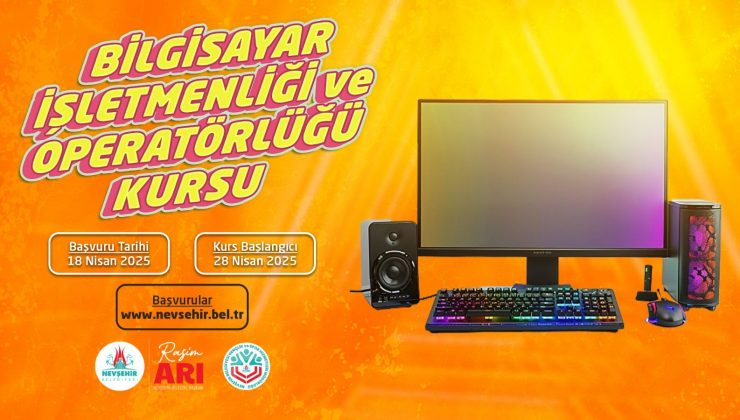 Nevşehir’de Bilgisayar İşletmenliği ve Operatörlüğü Kursu